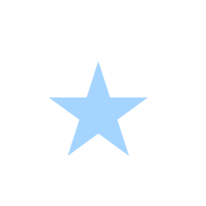 Blue star, icon for friends of foundation sponsor package